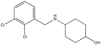 4-{[(2,3-dichlorophenyl)methyl]amino}cyclohexan-1-ol 结构式