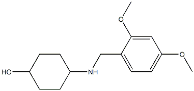 4-{[(2,4-dimethoxyphenyl)methyl]amino}cyclohexan-1-ol 结构式