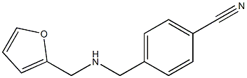 4-{[(2-furylmethyl)amino]methyl}benzonitrile 结构式