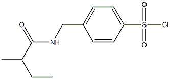 4-{[(2-methylbutanoyl)amino]methyl}benzenesulfonyl chloride 结构式