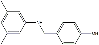 4-{[(3,5-dimethylphenyl)amino]methyl}phenol 结构式