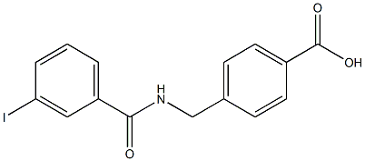 4-{[(3-iodophenyl)formamido]methyl}benzoic acid 结构式