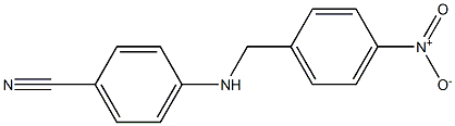 4-{[(4-nitrophenyl)methyl]amino}benzonitrile 结构式