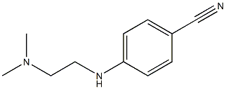 4-{[2-(dimethylamino)ethyl]amino}benzonitrile 结构式