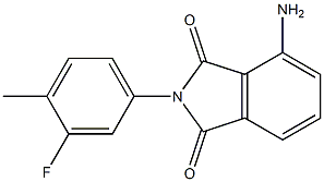 4-amino-2-(3-fluoro-4-methylphenyl)-2,3-dihydro-1H-isoindole-1,3-dione 结构式