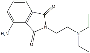 4-amino-2-[2-(diethylamino)ethyl]-2,3-dihydro-1H-isoindole-1,3-dione 结构式