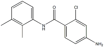 4-amino-2-chloro-N-(2,3-dimethylphenyl)benzamide 结构式