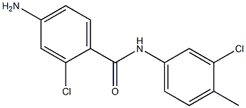 4-amino-2-chloro-N-(3-chloro-4-methylphenyl)benzamide 结构式