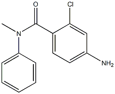 4-amino-2-chloro-N-methyl-N-phenylbenzamide 结构式