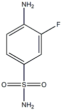 4-amino-3-fluorobenzenesulfonamide 结构式