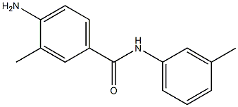 4-amino-3-methyl-N-(3-methylphenyl)benzamide 结构式