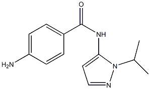 4-amino-N-[1-(propan-2-yl)-1H-pyrazol-5-yl]benzamide 结构式