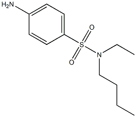4-amino-N-butyl-N-ethylbenzene-1-sulfonamide 结构式