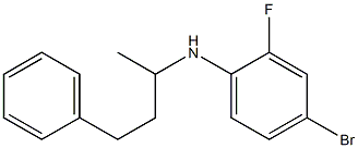 4-bromo-2-fluoro-N-(4-phenylbutan-2-yl)aniline 结构式