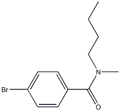 4-bromo-N-butyl-N-methylbenzamide 结构式