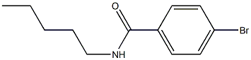 4-bromo-N-pentylbenzamide 结构式