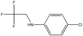 4-chloro-N-(2,2,2-trifluoroethyl)aniline 结构式