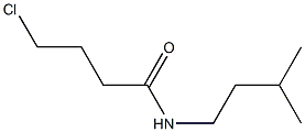 4-chloro-N-(3-methylbutyl)butanamide 结构式