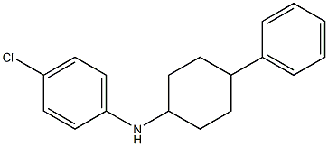 4-chloro-N-(4-phenylcyclohexyl)aniline 结构式
