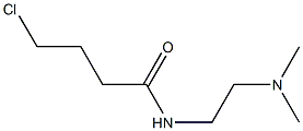 4-chloro-N-[2-(dimethylamino)ethyl]butanamide 结构式