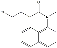 4-chloro-N-ethyl-N-(naphthalen-1-yl)butanamide 结构式