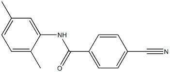 4-cyano-N-(2,5-dimethylphenyl)benzamide 结构式