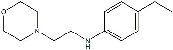 4-ethyl-N-[2-(morpholin-4-yl)ethyl]aniline 结构式