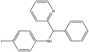 4-iodo-N-[phenyl(pyridin-2-yl)methyl]aniline 结构式