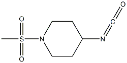 4-isocyanato-1-(methylsulfonyl)piperidine 结构式