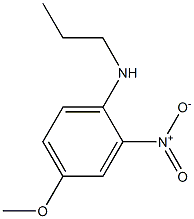 4-methoxy-2-nitro-N-propylaniline 结构式