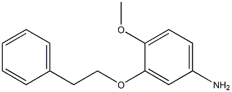 4-methoxy-3-(2-phenylethoxy)aniline 结构式