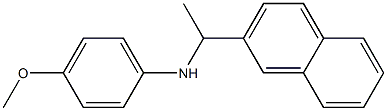 4-methoxy-N-[1-(naphthalen-2-yl)ethyl]aniline 结构式