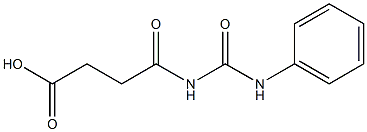 4-oxo-4-[(phenylcarbamoyl)amino]butanoic acid 结构式