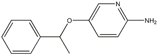 5-(1-phenylethoxy)pyridin-2-amine 结构式