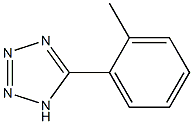 5-(2-methylphenyl)-1H-1,2,3,4-tetrazole 结构式