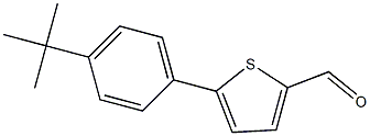 5-(4-tert-butylphenyl)thiophene-2-carbaldehyde 结构式