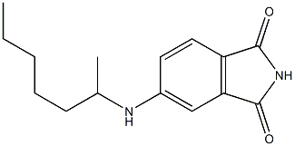 5-(heptan-2-ylamino)-2,3-dihydro-1H-isoindole-1,3-dione 结构式