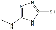 5-(methylamino)-4H-1,2,4-triazole-3-thiol 结构式