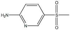 5-(methylsulfonyl)pyridin-2-amine 结构式