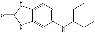 5-(pentan-3-ylamino)-2,3-dihydro-1H-1,3-benzodiazol-2-one 结构式