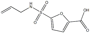 5-(prop-2-en-1-ylsulfamoyl)furan-2-carboxylic acid 结构式