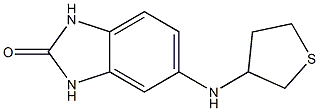 5-(thiolan-3-ylamino)-2,3-dihydro-1H-1,3-benzodiazol-2-one 结构式