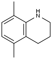 5,8-dimethyl-1,2,3,4-tetrahydroquinoline 结构式