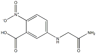 5-[(carbamoylmethyl)amino]-2-nitrobenzoic acid 结构式