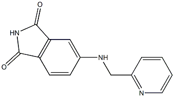 5-[(pyridin-2-ylmethyl)amino]-2,3-dihydro-1H-isoindole-1,3-dione 结构式