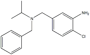 5-{[benzyl(propan-2-yl)amino]methyl}-2-chloroaniline 结构式