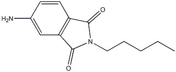 5-amino-2-pentyl-2,3-dihydro-1H-isoindole-1,3-dione 结构式