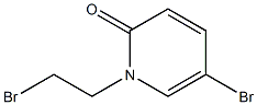 5-bromo-1-(2-bromoethyl)pyridin-2(1H)-one 结构式