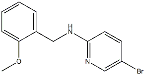 5-bromo-N-[(2-methoxyphenyl)methyl]pyridin-2-amine 结构式