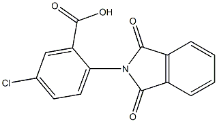 5-chloro-2-(1,3-dioxo-2,3-dihydro-1H-isoindol-2-yl)benzoic acid 结构式